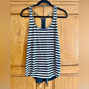 Lululemon Water Bound Singlet Black/White Size 8